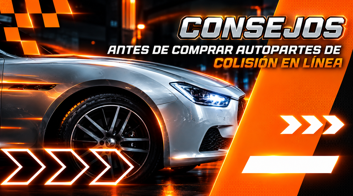 Consejos antes de comprar autopartes de colisión en línea
