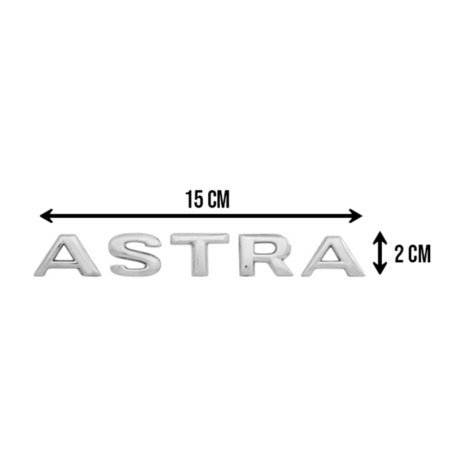 LETRAS ASTRA CROMO