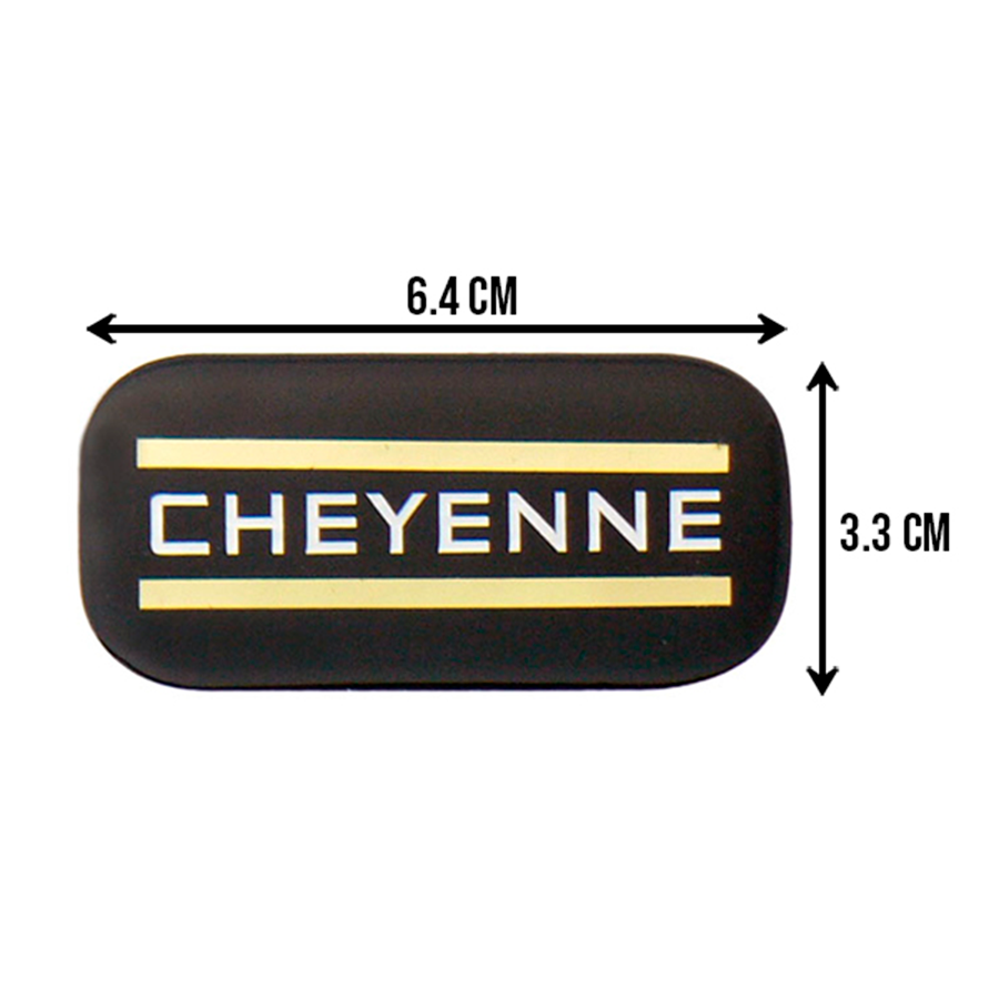 LETRAS CHEYENNE OVALADO ENCAPSULADO