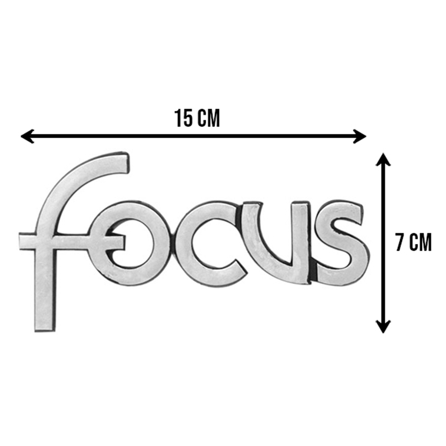 LETRAS FOCUS CROMO