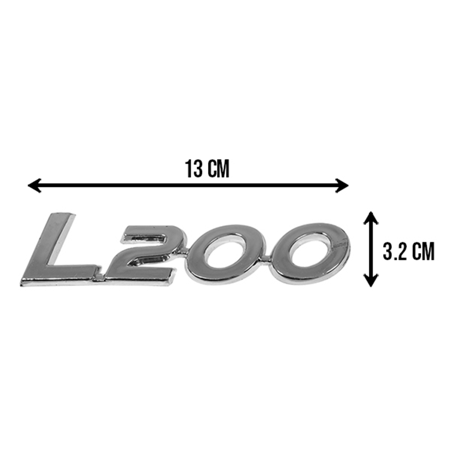 LETRAS L200 ISUZU CROMO