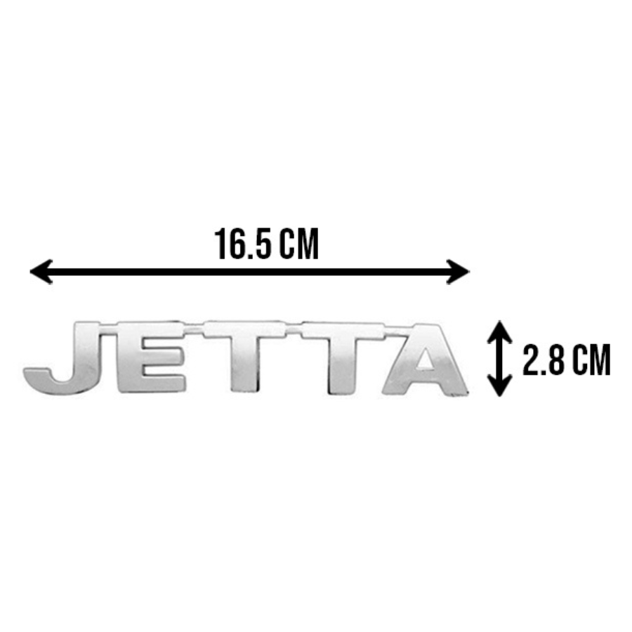 LETRAS JETTA A4 99-05 CROMO