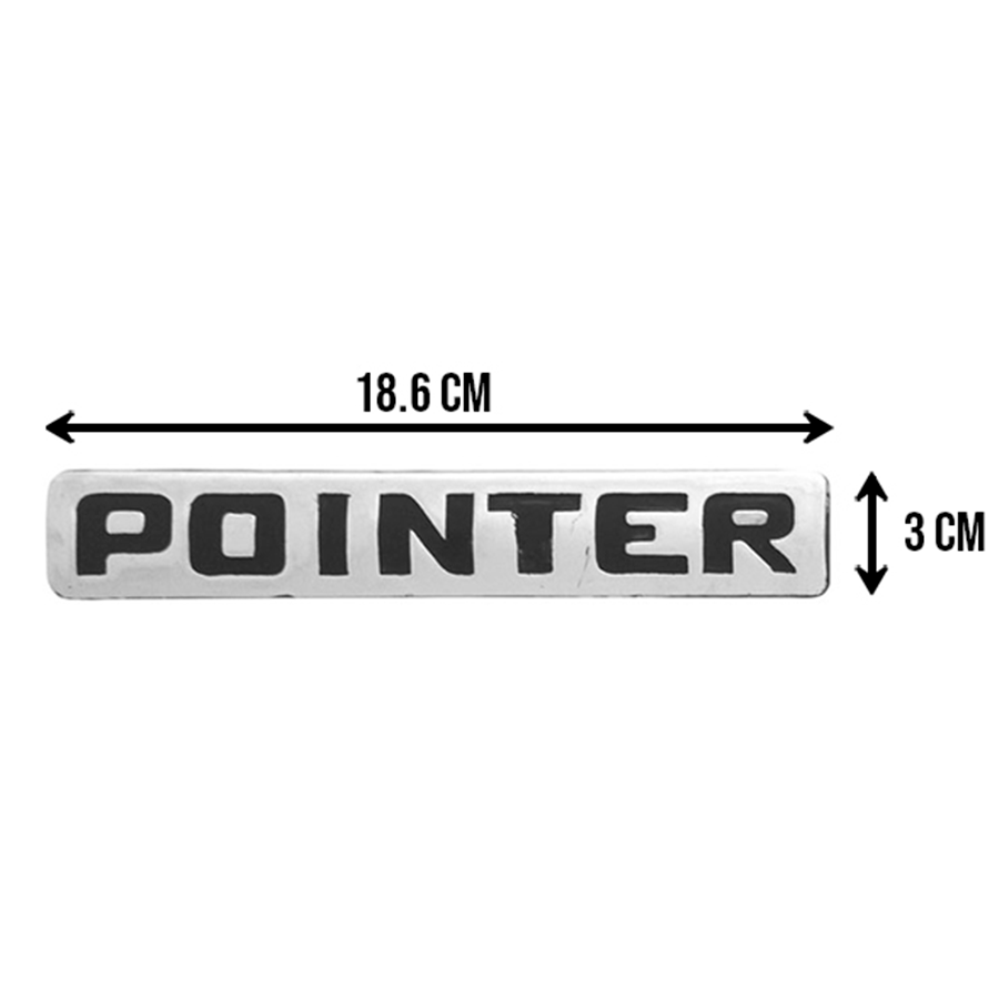 LETRAS POINTER CROMO 1307