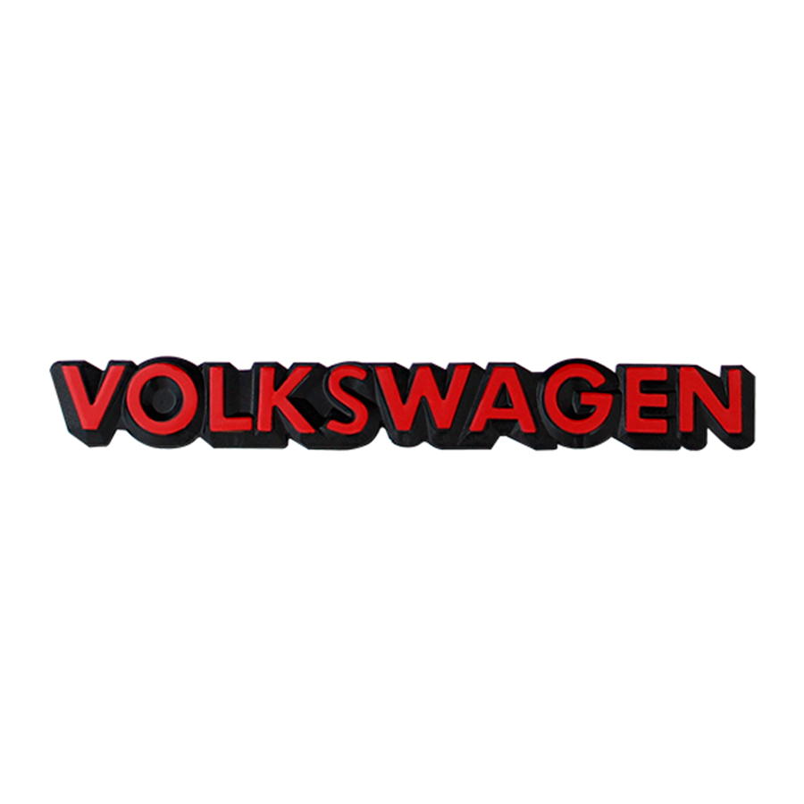 LETRAS VOLKSWAGEN SEDAN ROJO