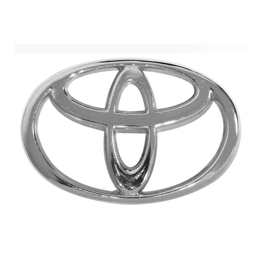ESCUDO TOYOTA 9.8 CROMO