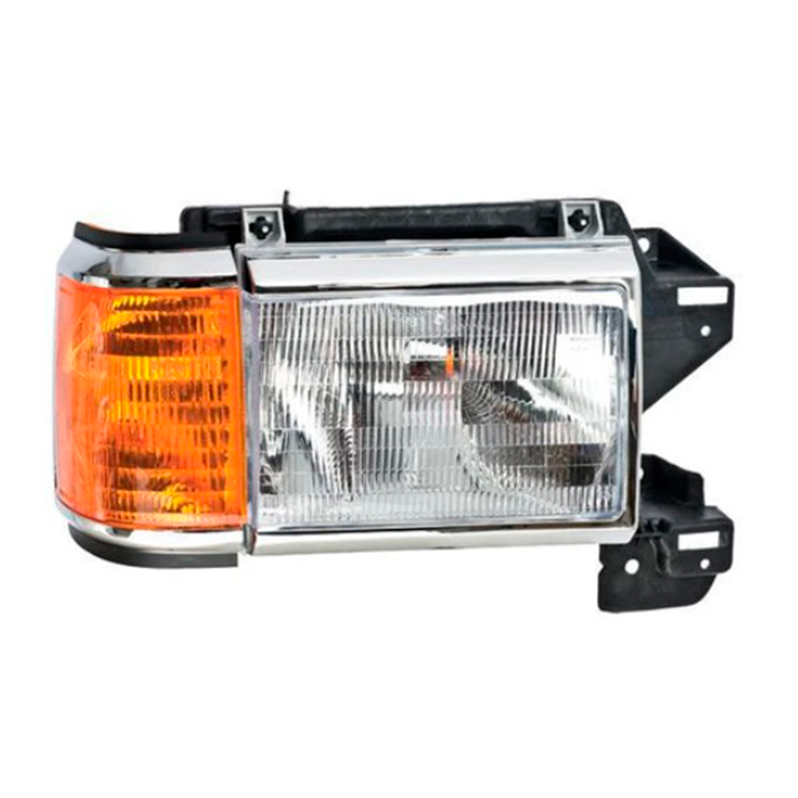 FARO FD F-150/F-250/F-350 87-91 FONDO CROMADO C/CUARTO S/FOCO DEPO DER
