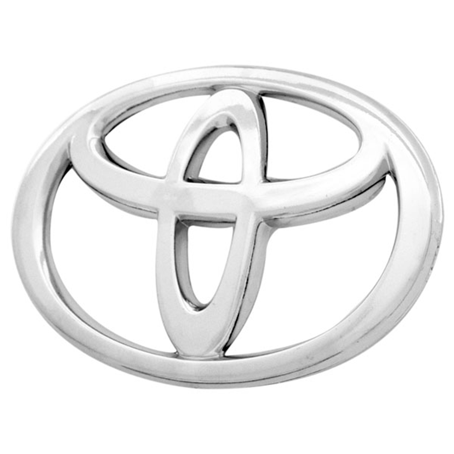 ESCUDO DELANTERO TOYOTA PU 15.7CM CROMO