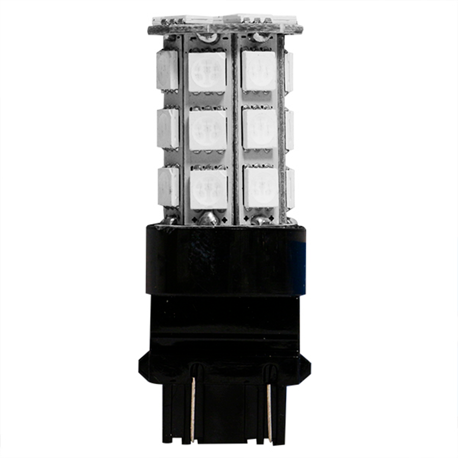 FOCO 3157 27 LED AZUL C/ ESTROBO
