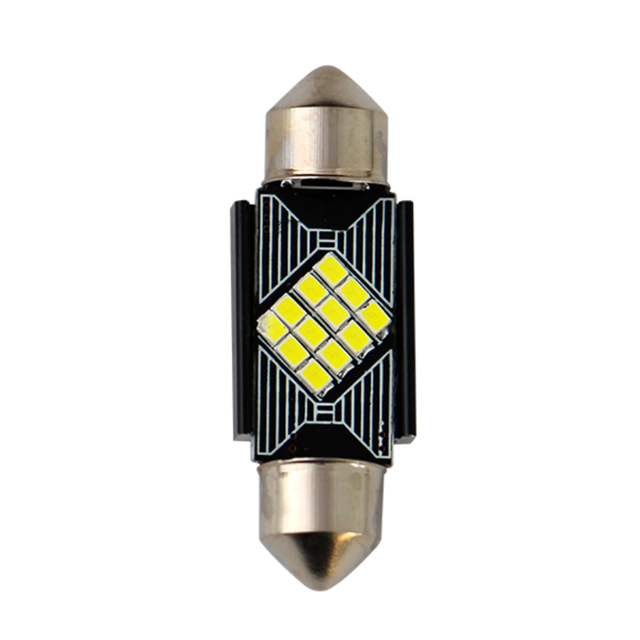 FOCO INTERIOR 36mm 12 LEDS BLANCO