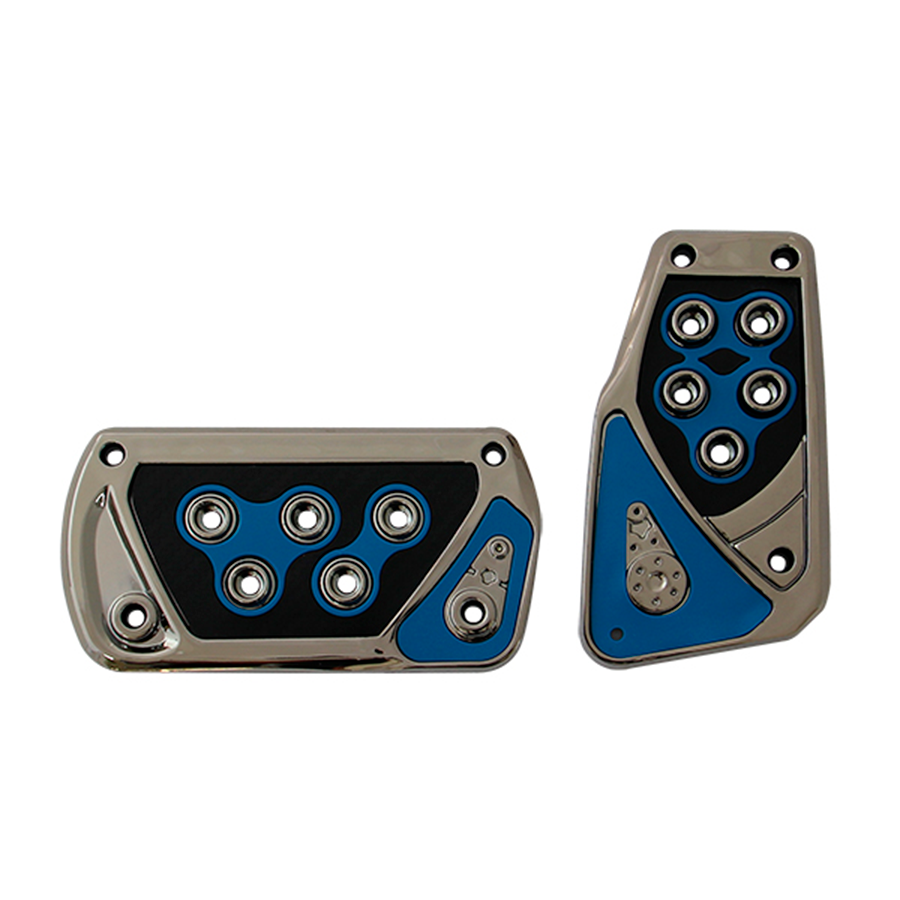 CUBRE PEDAL AUTOMATICO SPORT AZUL CARBONO