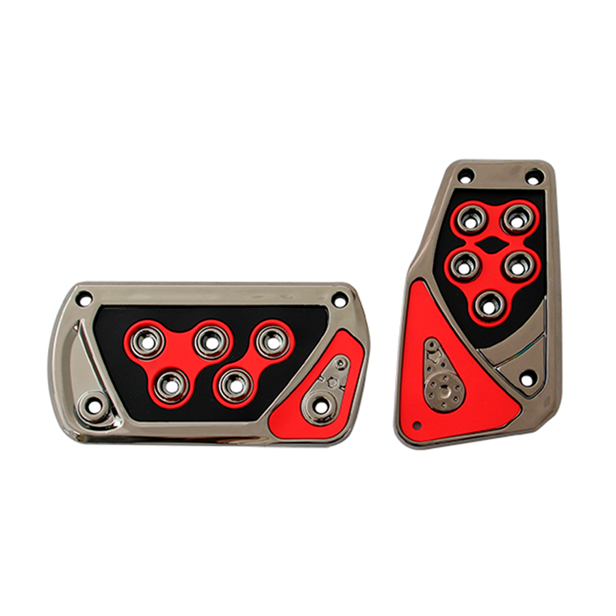 CUBRE PEDAL AUTOMATICO SPORT ROJO CARBONO