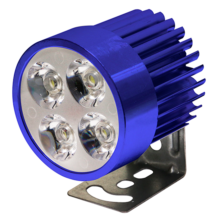 FARO NEBLINERO 4 LED CON FUNCIONES BASE AZUL