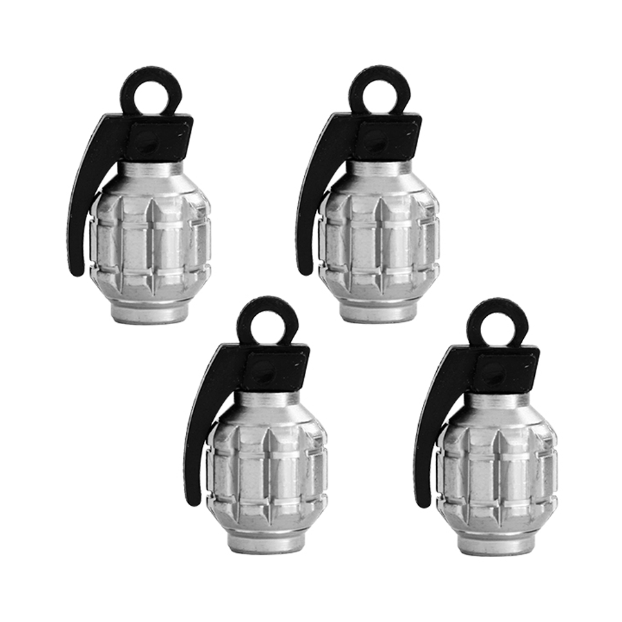 TAPON DE VALVULA LUMINIO GRANADA CROMO