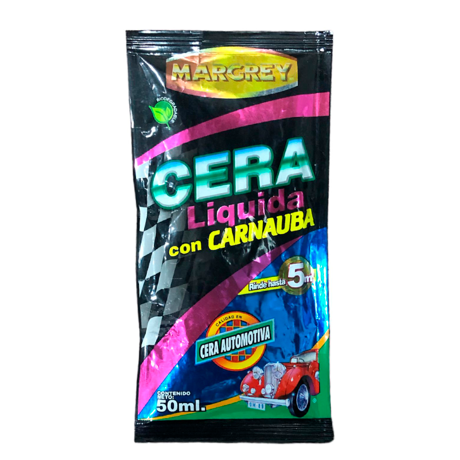 CERA LIQUIDA C/CARNUBA SOBRE 50ML MARGREY