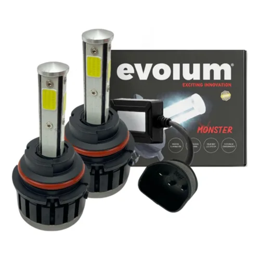 FOCO HID LED COB 4 CARAS A/B 9007 30W M4 EVOLUM