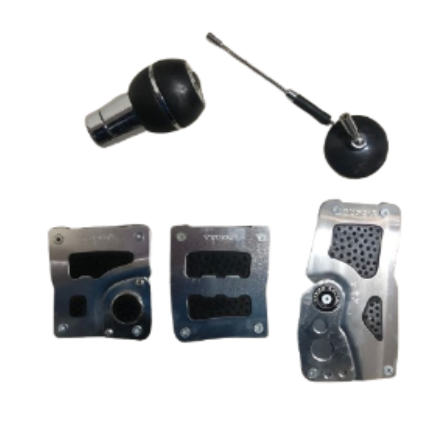 KIT CUBREPEDAL+ANTENA+PALANCA