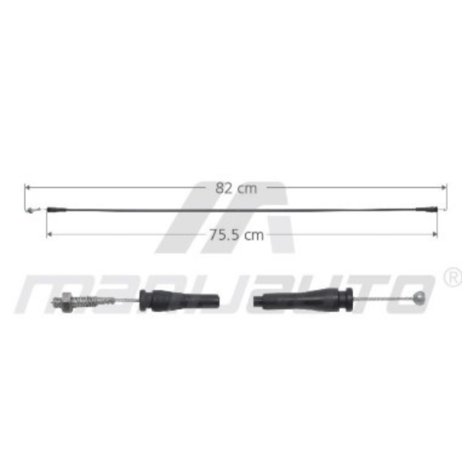 CHICOTE CERRADURA FD F-150/F-250 97-08/LOBO 97-03/EXPEDITION 97-02 PARA CABINA Y MEDIA 82 CM RH/LH Tras Inf