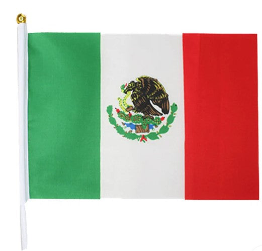 BANDERA DE MEXICO CON CHUPON