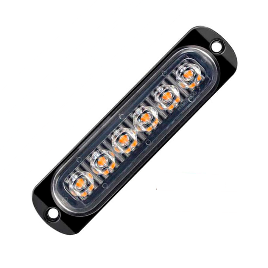 FLASH EMERGENCIA 6 LED AZUL