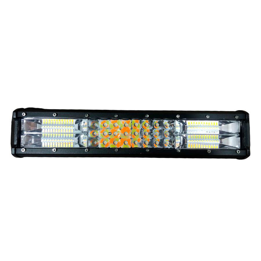 BARRA LED BLANCO/AMBAR 38CM 4 FUN
