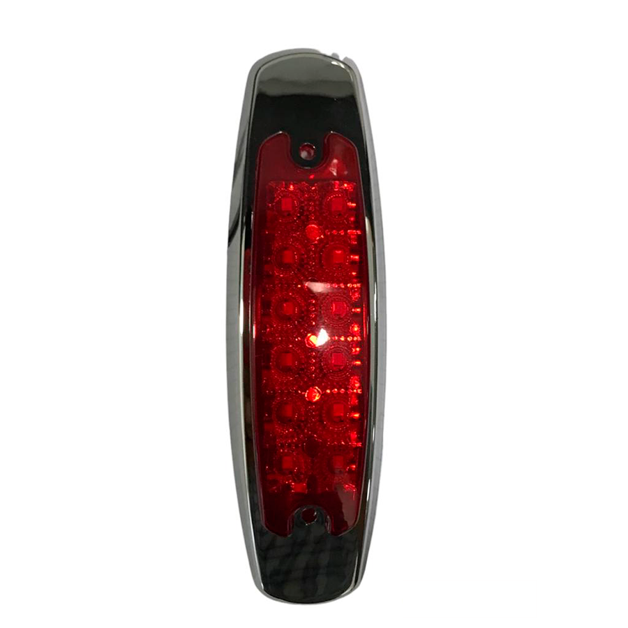 PLAFON LATERAL TIPO PEETER ROJO 12 LED