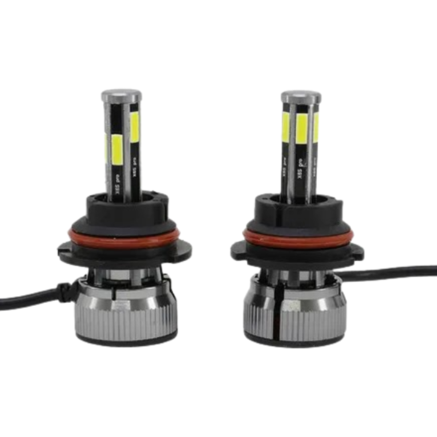 KIT FOCO LED 9004 H/L 6 CARAS