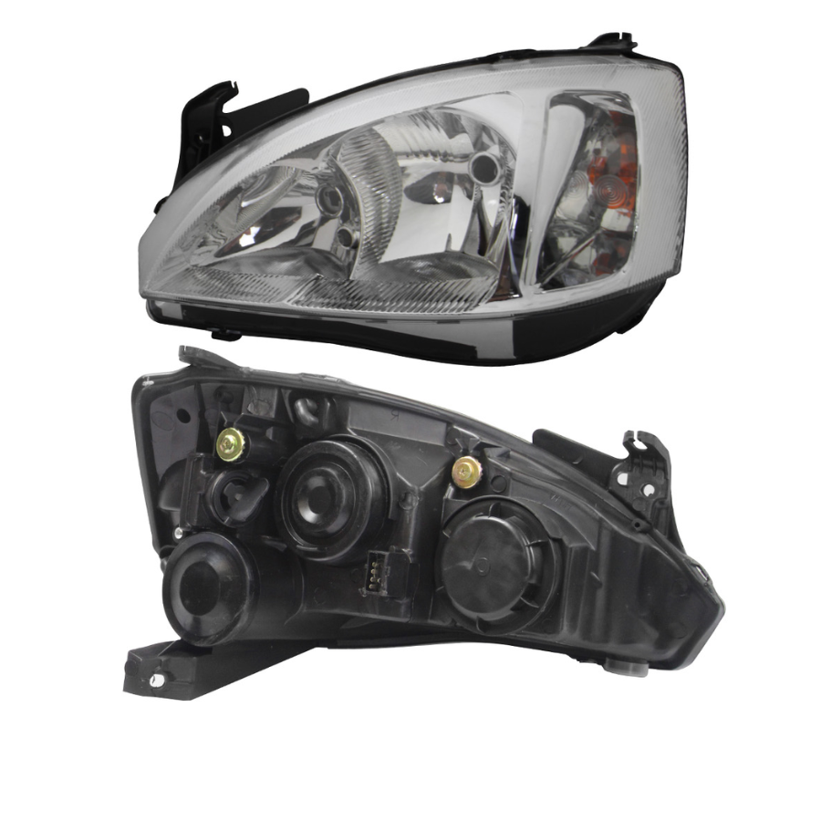 FARO CORSA 03-08/TORNADO 04-11 IZQ F/CROMADO CUARTO LISO