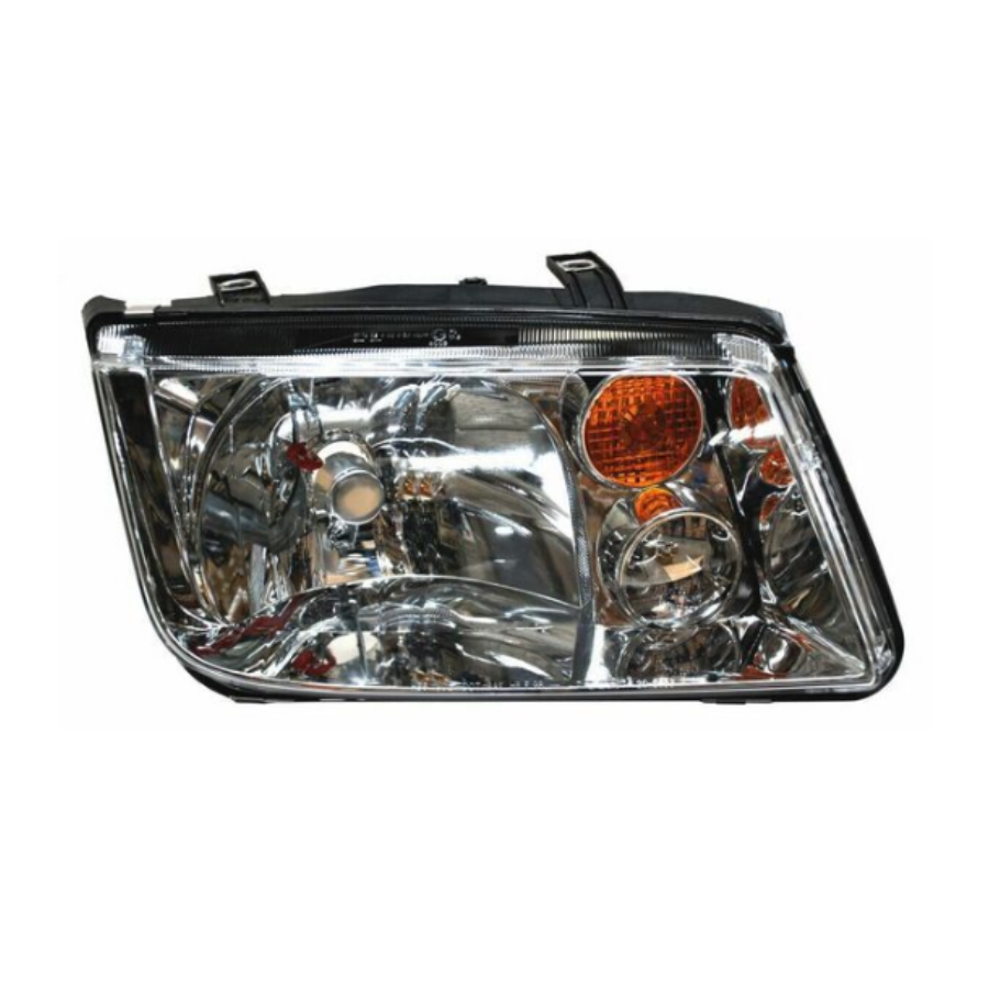 FARO JETTA 99-07 DER F/CROMADO S/LUPA C/CUARTO AMBAR