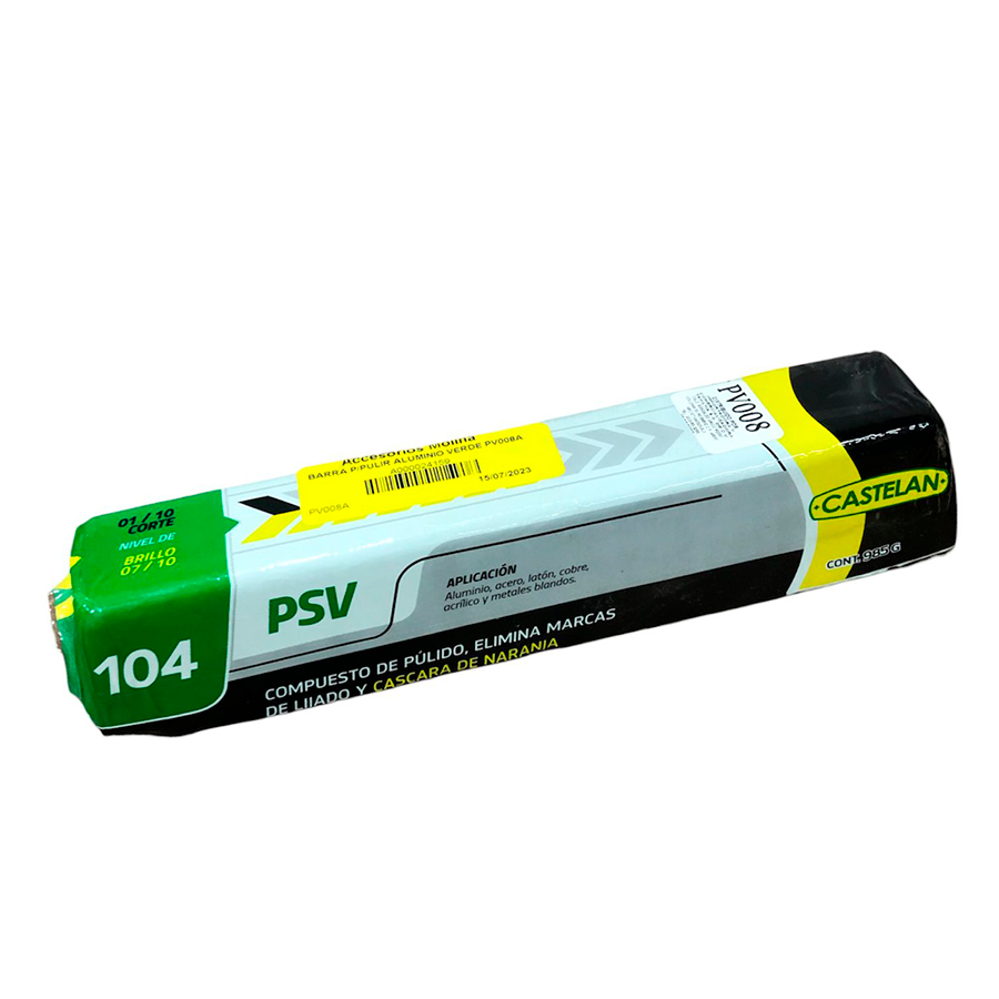 BARRA P/PULIR ALUMINIO VERDE PV008A