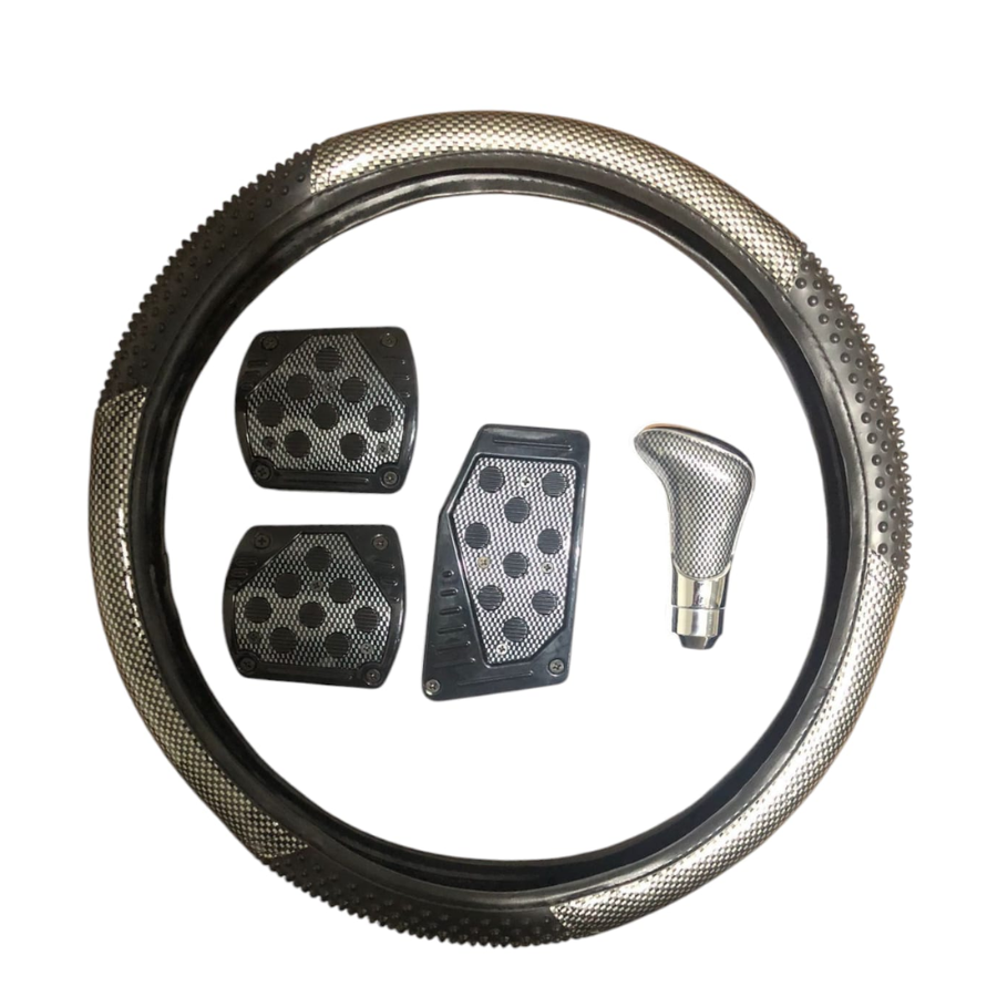 KIT CARBON CUBREPEDAL CUBREVOLANTE PERILLA