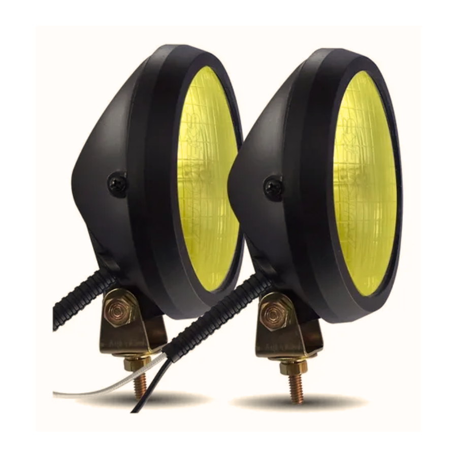 FARO HALOGENO ZAGATTO AMARILLO JGO