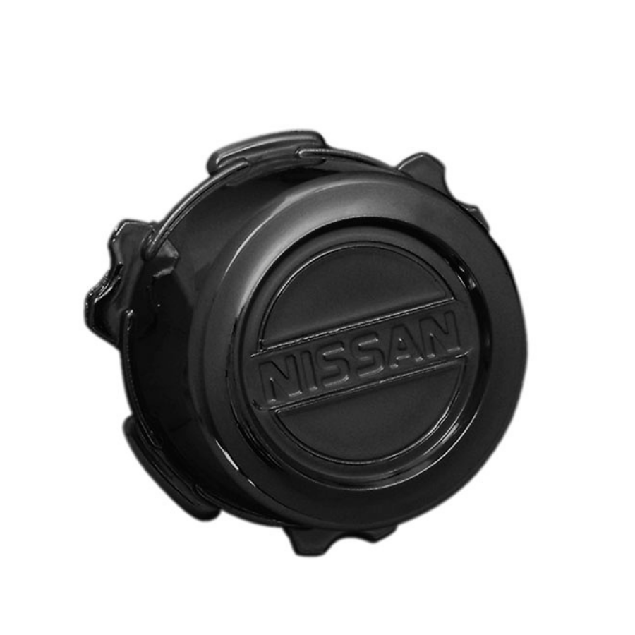 TAPON CENTRO DE RIN NISSAN PU 86- 07 NEGRO LOGO