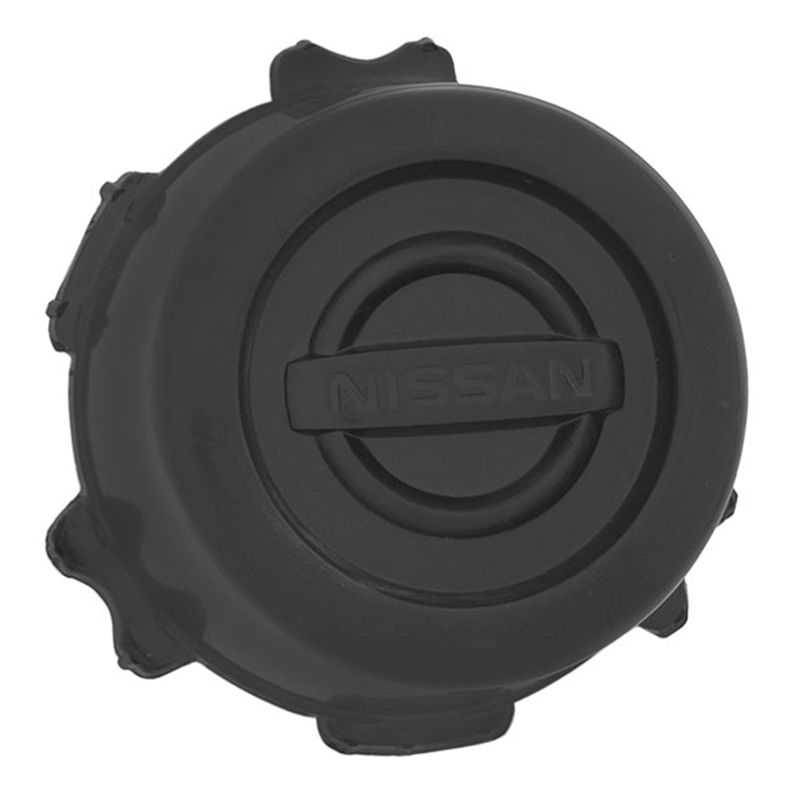 TAPON CENTRO DE RIN NISSAN PU 07-13 NEGRO LOGO RESALTADO