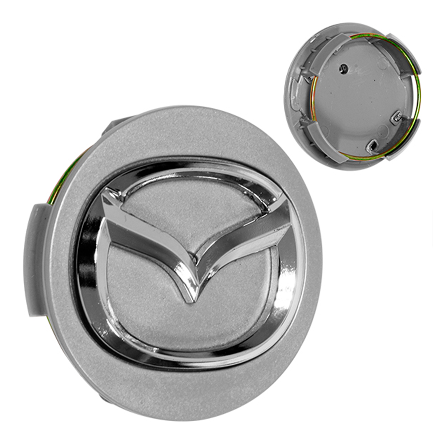 TAPON CENTRO DE RIN MAZDA GRIS