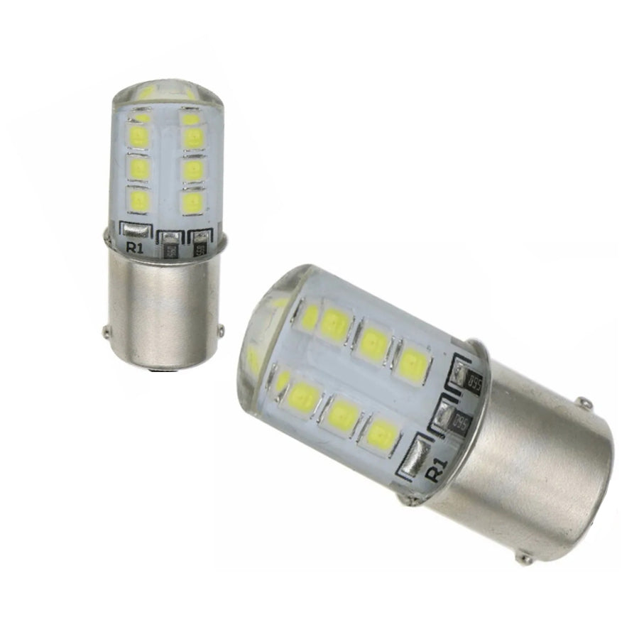 FOCO 1034 12 LED CON GEL BLANCO C/ ESTROBO