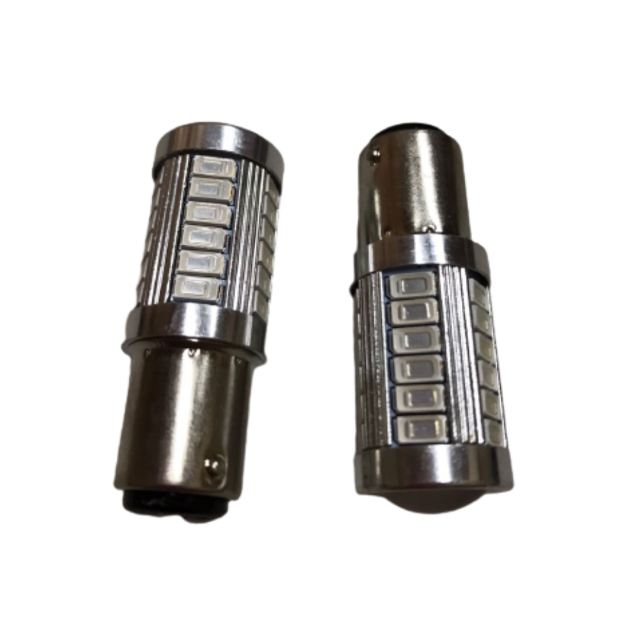 FOCO 1176 12 LED CON GEL AZUL CON ESTROBO