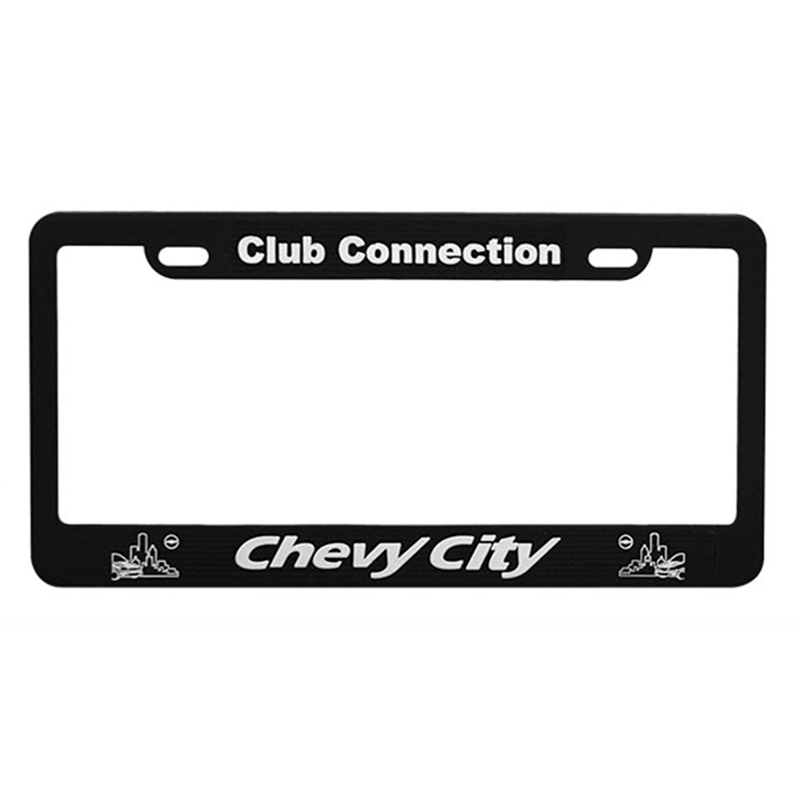 MARCO PLACA CHEVY CITY CROMO