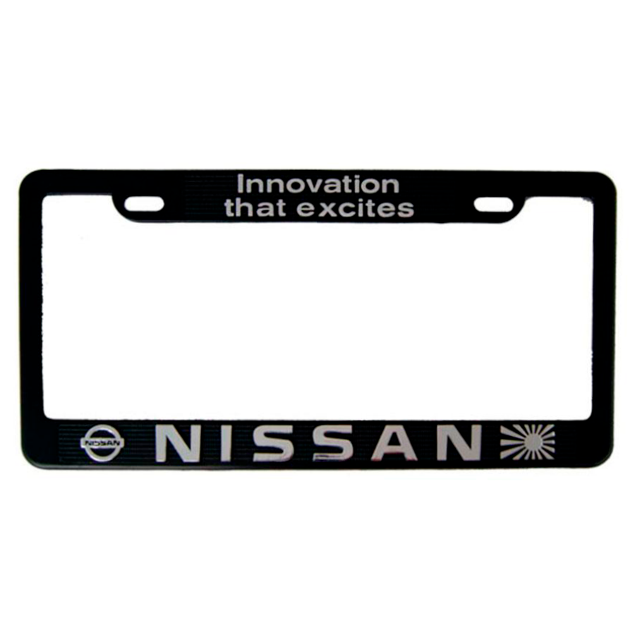 MARCO PLACA NISSAN CROMO