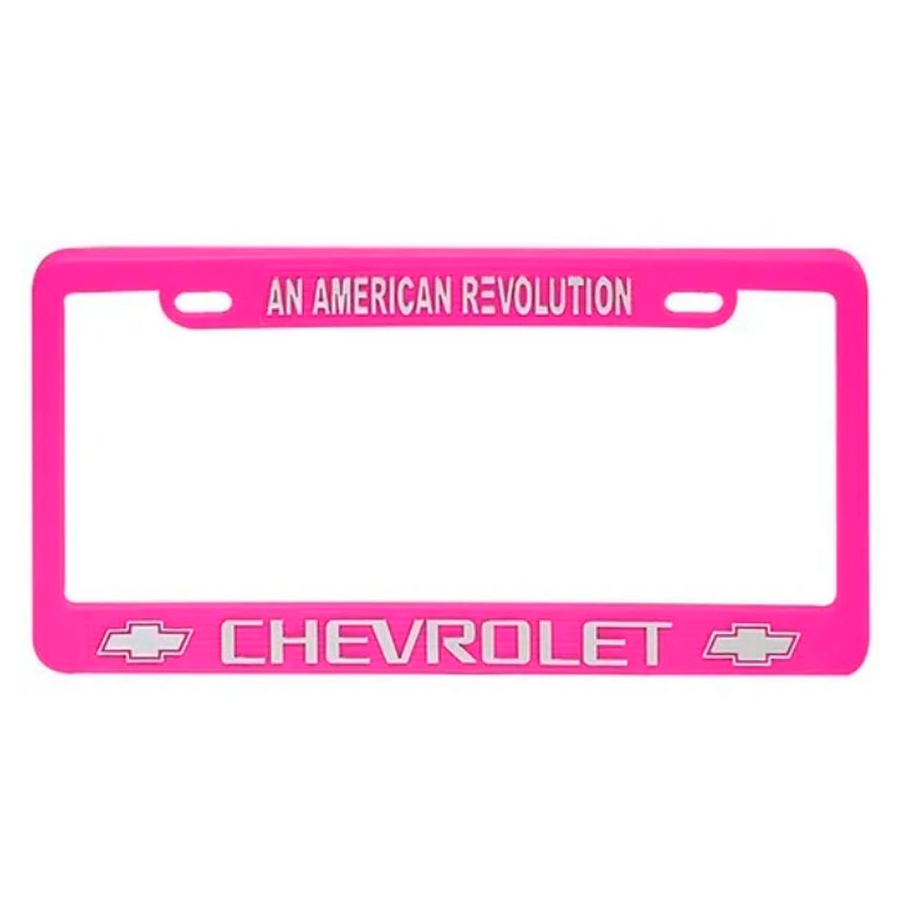 MARCO PLACA CHEV ROSA