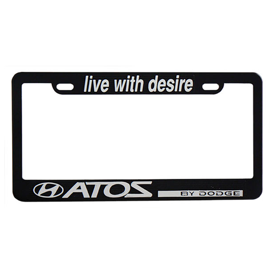 MARCO PLACA ATOS CROMO