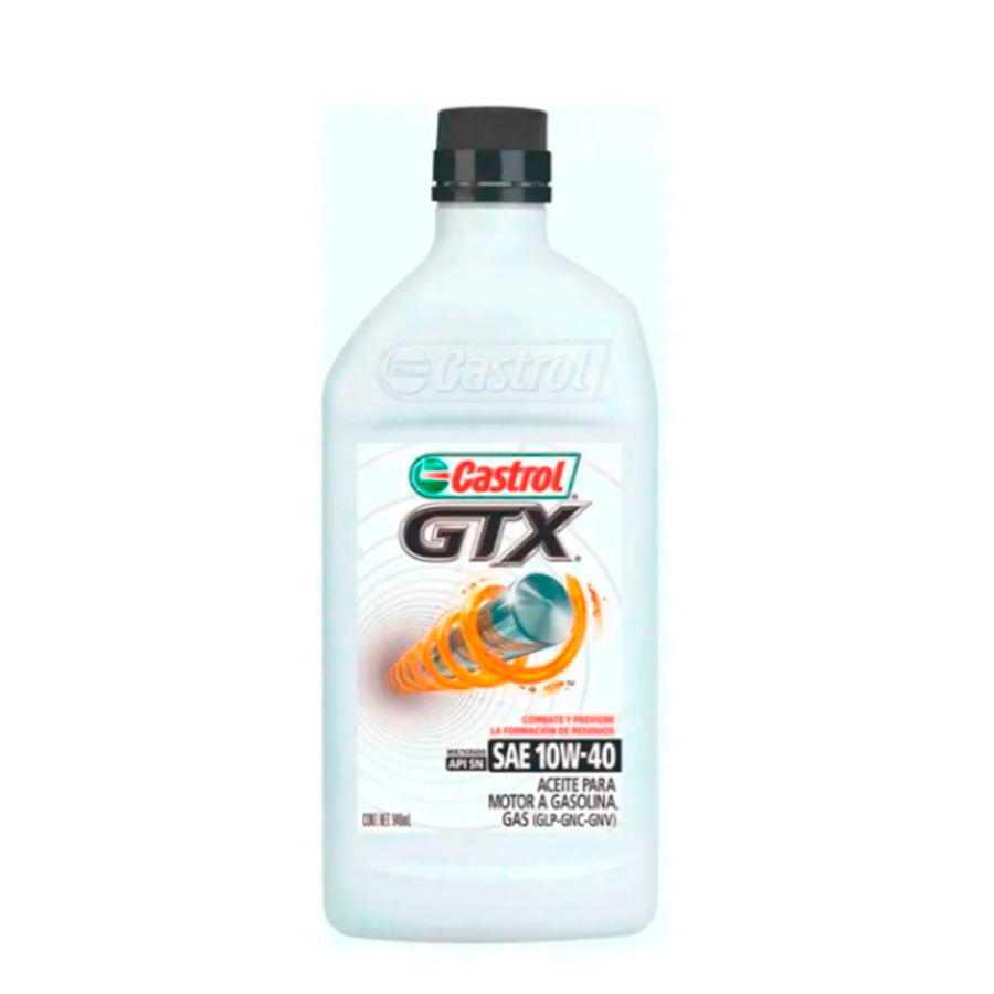 ACEITE CASTROL GTX MINERAL SN 10W-40 946 ML
