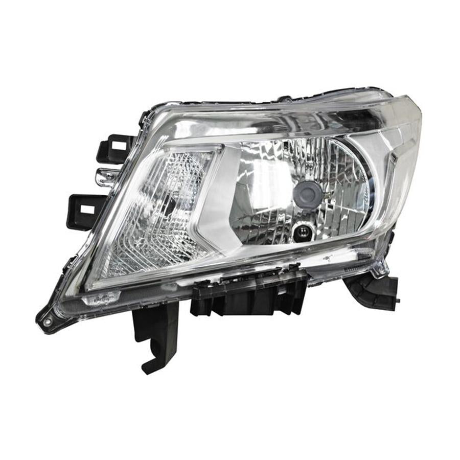 FARO NISSAN PU NP300 /FRONTIER 16-18 FONDO CROMADO IZQ