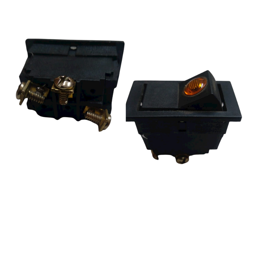 SWITCH TECLA 1P AMBAR 1 PASO