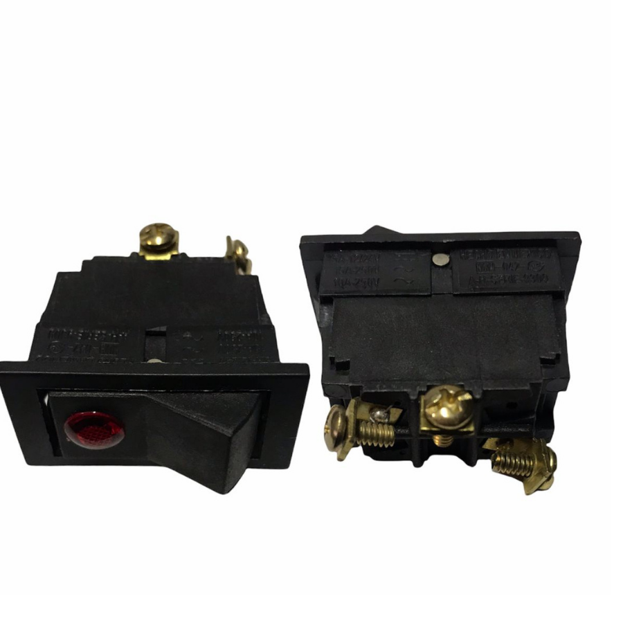 SWITCH TECLA C/ LUZ ROJO 1 PASO