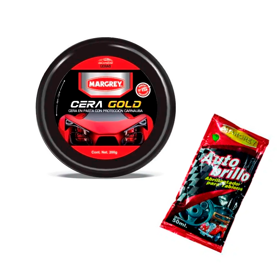 CERA PASTA GOLD CARNAUBA 200GR MARGREY