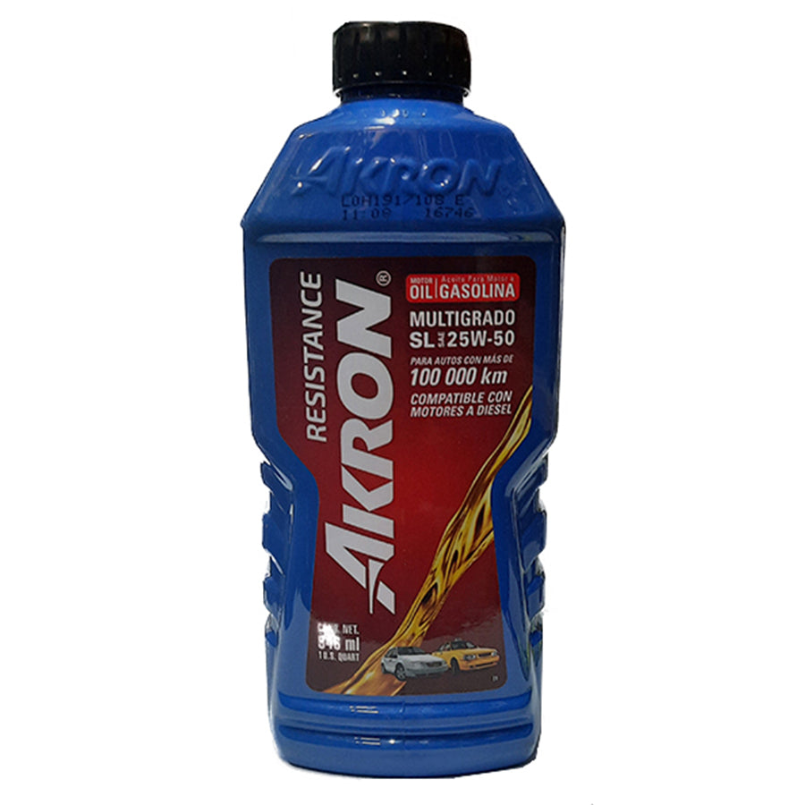 ACEITE AKRON SAE 25W50 1L