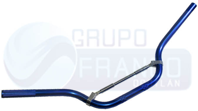 MANUBRIO MOTO ALUMINIO DEPORTIVO AZUL