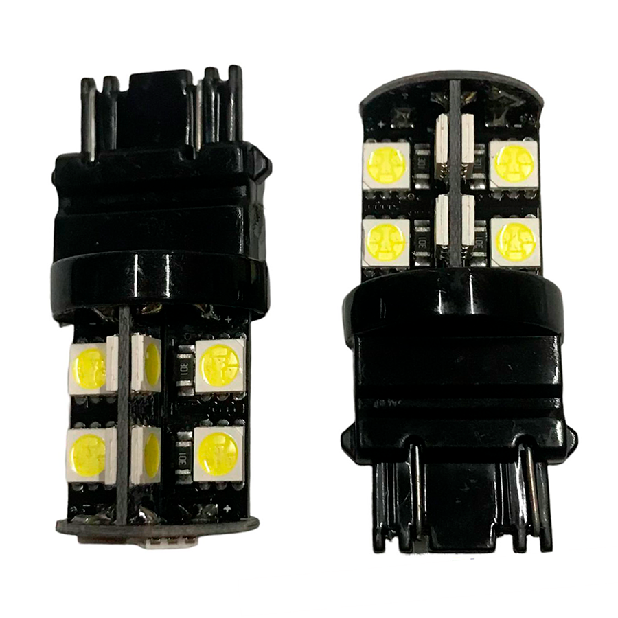 FOCO 3157 PROJECK TIPO MAZORCA 19 LEDS CLARO CANBUS C/E