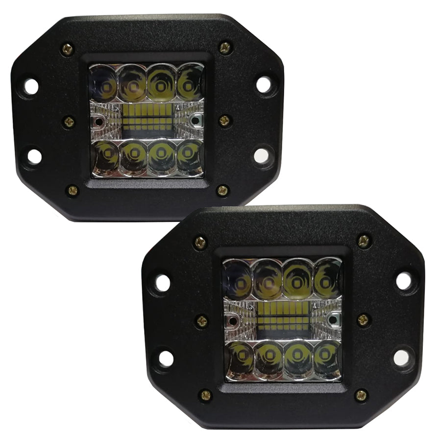 FARO P / EMBUTIR 16 HYPERLEDS 16 WATTS CUBO CLARO FIJO 6