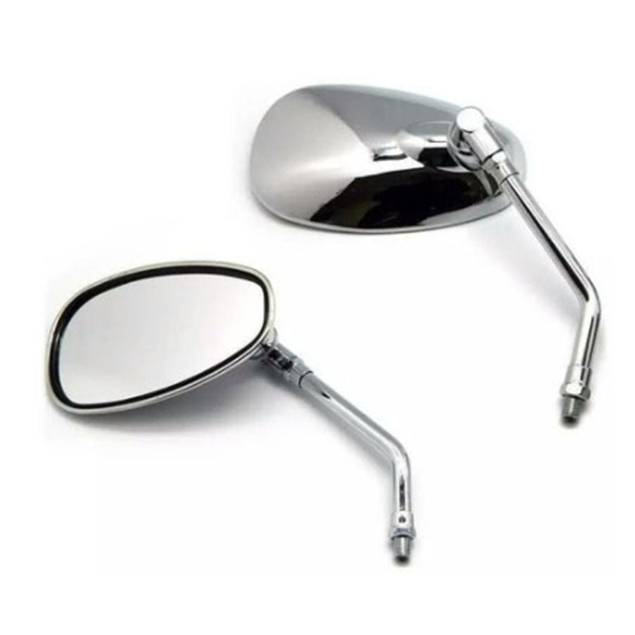 ESPEJO MOTO TRABAJO CROMADO OVALADO